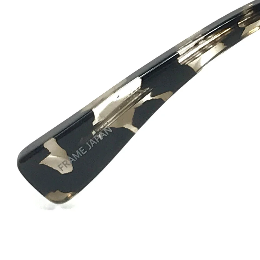 Derek Lam Eyeglasses Frames 261 BLKMB Black Tortoise Silver Thick Rim 50-19-140